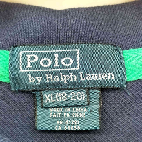 ポロバイラルフローレン Polo by RALPH LAUREN ポニー刺繍 マルチカラー S/S ポロ シャツ メンズ import:XL