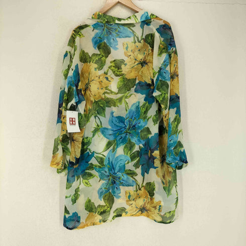 エミリオプッチ EMILIO PUCCI MADE IN ITALY リネン混 花柄L/S シャツ メンズ