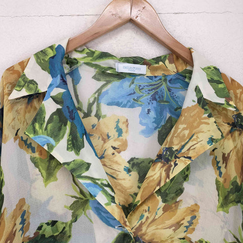エミリオプッチ EMILIO PUCCI MADE IN ITALY リネン混 花柄L/S シャツ メンズ
