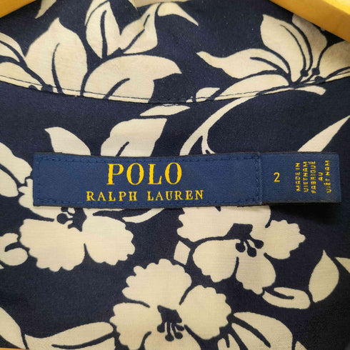 ポロラルフローレン POLO RALPH LAUREN フラワー総柄 レーヨンワンピース レディース 2
