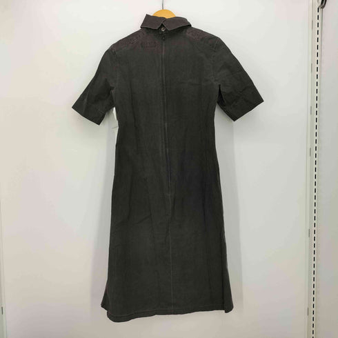 スーパーハッカ SUPER HAKKA S/S ジップアップ シャツ ワンピース レディース