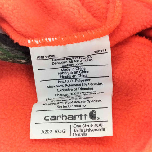 カーハート Carhartt face mask beanie メンズ