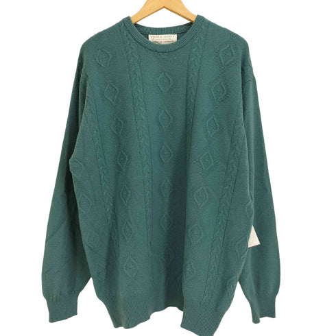 ライルアンドスコット LYLE&SCOTT カシミヤタッチ ウールケーブルニット メンズ L