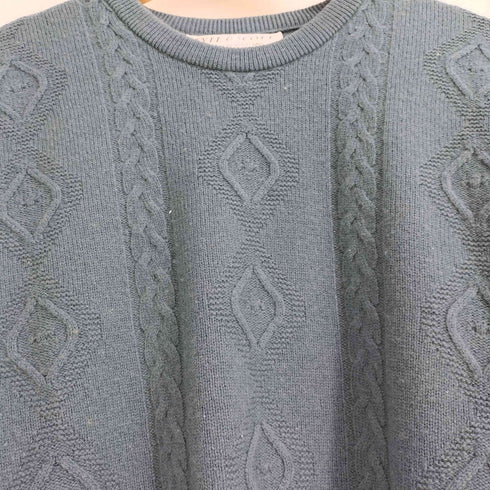 ライルアンドスコット LYLE&SCOTT カシミヤタッチ ウールケーブルニット メンズ L