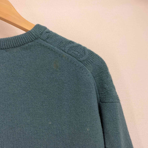 ライルアンドスコット LYLE&SCOTT カシミヤタッチ ウールケーブルニット メンズ L