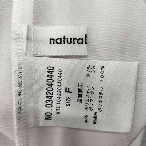 ナチュラルクチュール natural couture ハート刺繍キャンディスリーブブラウス レディース FREE