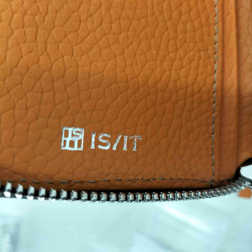 IS/IT Dunk ダンク 本革 ラウンドジップ二つ折り財布 レディース
