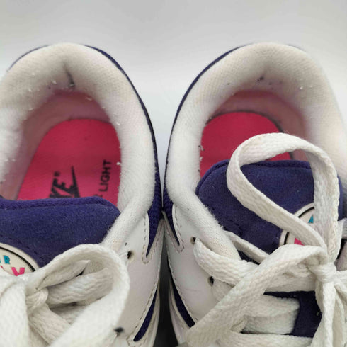 ナイキ NIKE AIR MAX 2 LIGHT WHITE BLACK COURT PURPLE レディース JPN:24.5