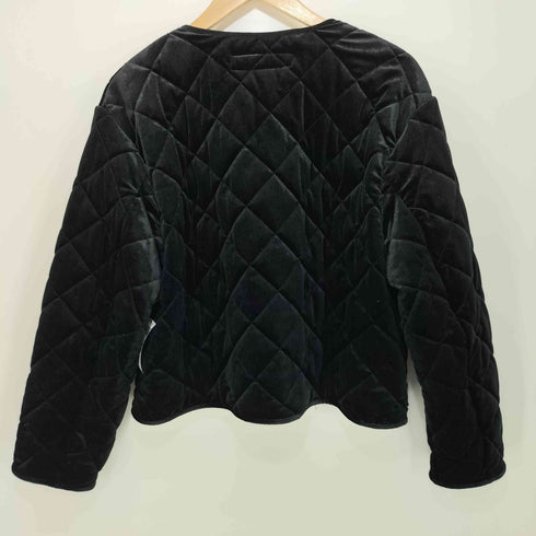 ザラ ZARA キルティングベルベットジャケット レディース L