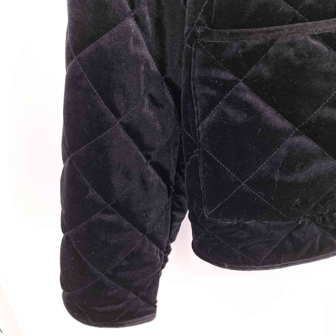 ザラ ZARA キルティングベルベットジャケット レディース L