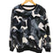 エーケイエム AKM 22AW VELOUR BOMBER SWEDISH CAMO DROP SHOULDER SWEDISH CAMO CREW スカンジナビアカモ クルーネック スウェット メンズ JPN:S