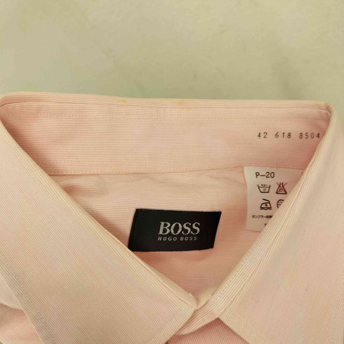 ボスヒューゴボス BOSS HUGO BOSS ストライプドレスシャツ メンズ 42