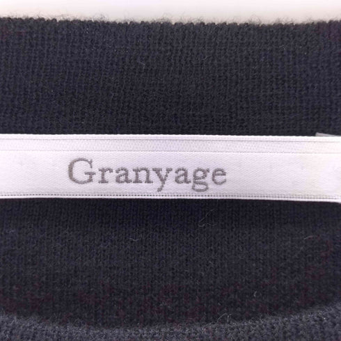 グランヤージュ Granyage 前V カシミヤニット レディース 38