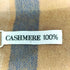 カシミヤ100 チェックフリンジマフラー レディース