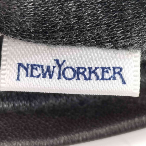 ニューヨーカー NEWYORKER 柄切替レザーグローブ レディース