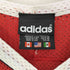 アディダス adidas 80-90S 万国旗タグ ロゴ プリント ボーダー 切替 メッシュ ゲーム シャツ メンズ import:M