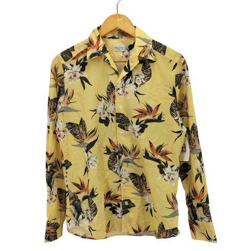 バグッタ Bagutta JOHNNY GALW フラワープリント L/S オープンカラー シャツ メンズ 15/38