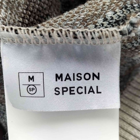 メゾンスペシャル MAISON SPECIAL ウェーブJQニットベスト レディース FREE