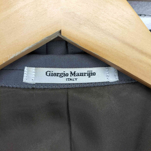 Giorgio Maurijio 2Bテーラードジャケット 2タックセンタープレス スラックス セットアップ メンズ