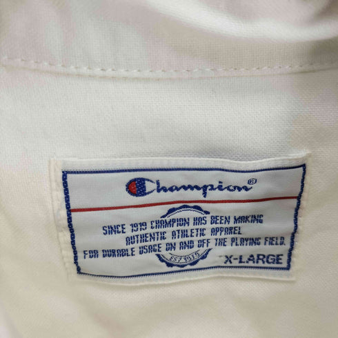 チャンピオン Champion 袖 目あり フラップポケット B.D S/Sシャツ メンズ import:XL