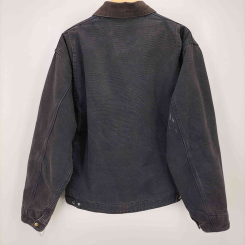カーハート Carhartt 80-90S DETROIT JACKET 裏地ブランケット ブラック フェード 襟 コーデュロイ デトロイト ジャケット ダック地 メンズ