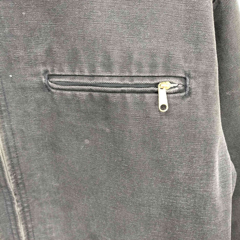 カーハート Carhartt 80-90S DETROIT JACKET 裏地ブランケット ブラック フェード 襟 コーデュロイ デトロイト ジャケット ダック地 メンズ