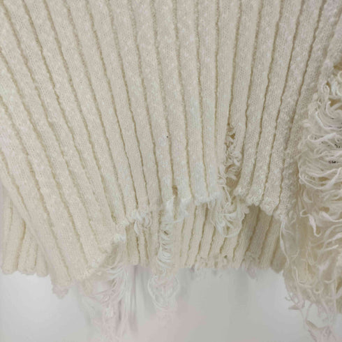 メゾンスペシャル MAISON SPECIAL Slab Distressed Effect Knitwear レディース FREE
