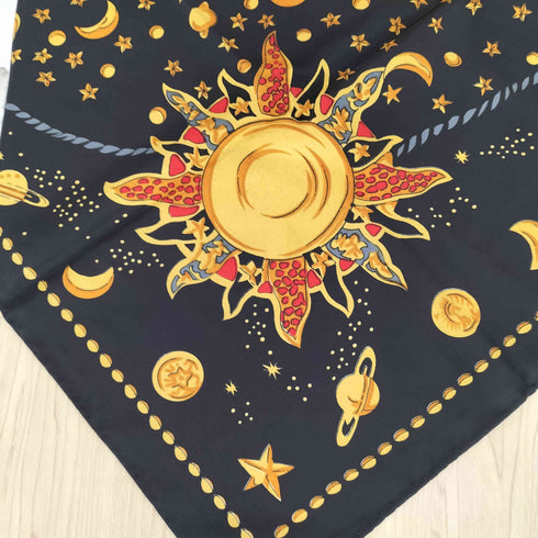 ジャンニヴェルサーチ GIANNI VERSACE 宇宙柄 スカーフ レディース ONE SIZE