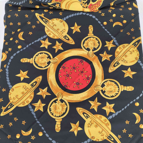 ジャンニヴェルサーチ GIANNI VERSACE 宇宙柄 スカーフ レディース ONE SIZE
