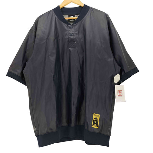 アディダス adidas パフォーマンスロゴプリント S/S ベースボールシャツ メンズ X0