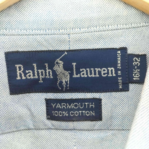 ラルフローレン RALPH LAUREN YARMOUTH ポニー刺繍 L/S ボタンダウン シャツ メンズ 16 1/2-32