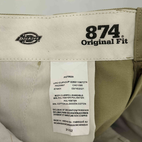 ディッキーズ Dickies 874 ORIGINAL FIT メンズ 31×32