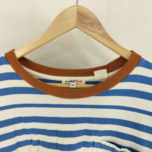 リーバイスレッド Levis RED 片ポケット ボーダー Tシャツ メンズ import:XL