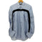 コムデギャルソンオム COMME des GARCONS HOMME AD2011 素材切替 ギャザーデザイン ストライプ L/S シャツ メンズ JPN:M
