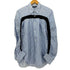 コムデギャルソンオム COMME des GARCONS HOMME AD2011 素材切替 ギャザーデザイン ストライプ L/S シャツ メンズ JPN:M