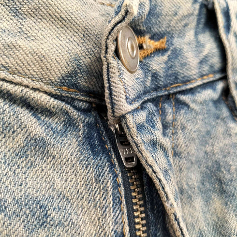 ザラ ZARA GULLI DENIM BERMUDA SHORTIK ジップフライ デニムショーツ ジョーツ メンズ 34