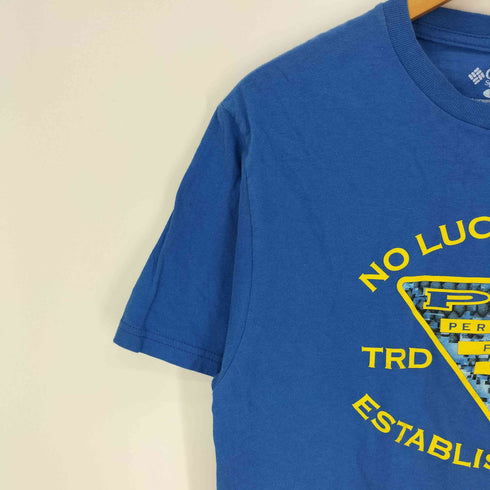 コロンビア Columbia メキシコ製 PFG NO LUCK SKILL TRD MRK プリント S/S Tシャツ メンズ import:M