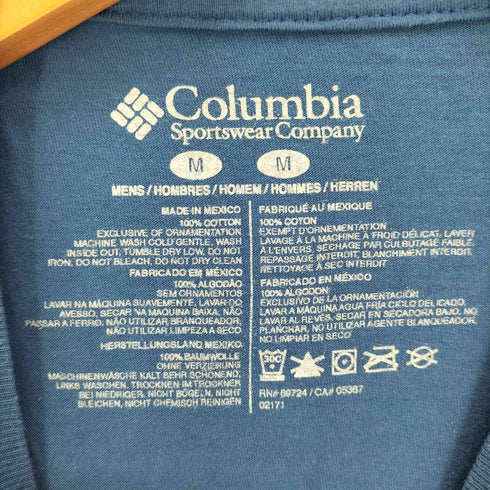 コロンビア Columbia メキシコ製 PFG NO LUCK SKILL TRD MRK プリント S/S Tシャツ メンズ import:M