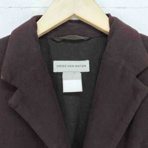 ドリスヴァンノッテン DRIES VAN NOTEN 00S ライカ期 裏地ウール コットンチェスターコート メンズ 46