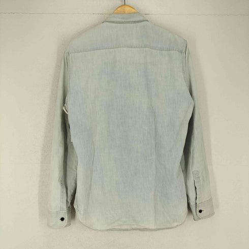 メゾンマルジェラ Maison Margiela 18SS マーブルブリーチシャンブレーシャツ メンズ 41