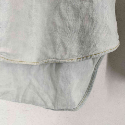 メゾンマルジェラ Maison Margiela 18SS マーブルブリーチシャンブレーシャツ メンズ 41