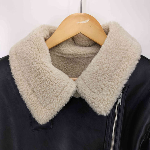 アダムエロペ Adam et Rope 23AW フェイクムートンジャケット レディース FREE