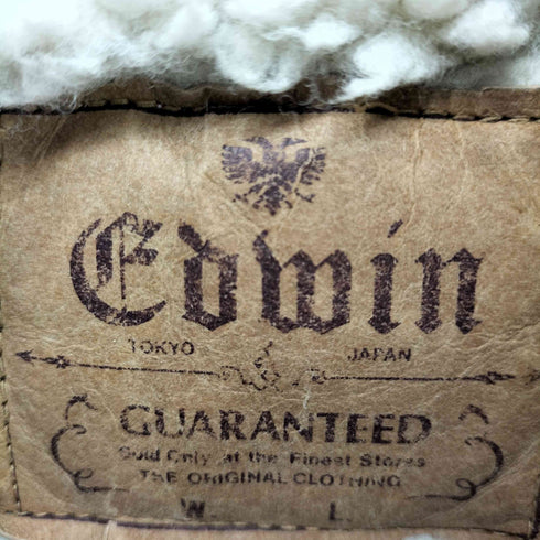 エドウィン EDWIN 裏ボア Gジャン デニムジャケット メンズ import:L