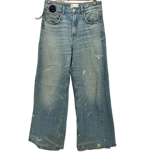 ザラ ZARA TRF SUPER WIDE LEG LOW RISE デニム メンズ FR:36-38
