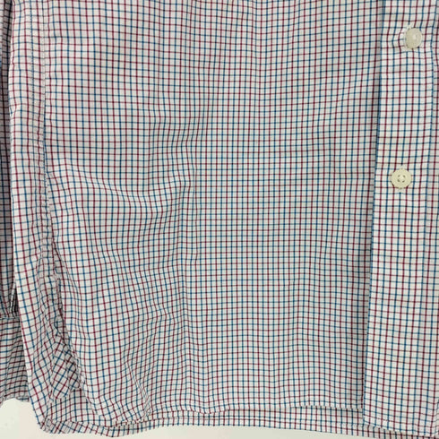 ブルックスブラザーズレッドフリース BROOKS BROTHERS REDFLEECE ワンポイント ボタンダウン チェックシャツ メンズ import:M