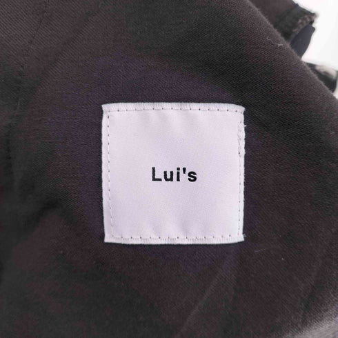 ルイス Luis ダブルフェイスサテンワイドテーパードパンツ メンズ JPN:S