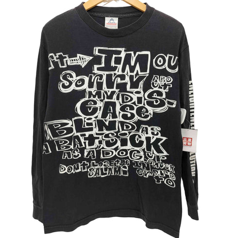 アルスタイルアパレルアクティブウェアー ALSTYLE APPAREL & ACTIVEWEAR 90-00S USA製 L/SクルーネックTシャツ メンズ import:M