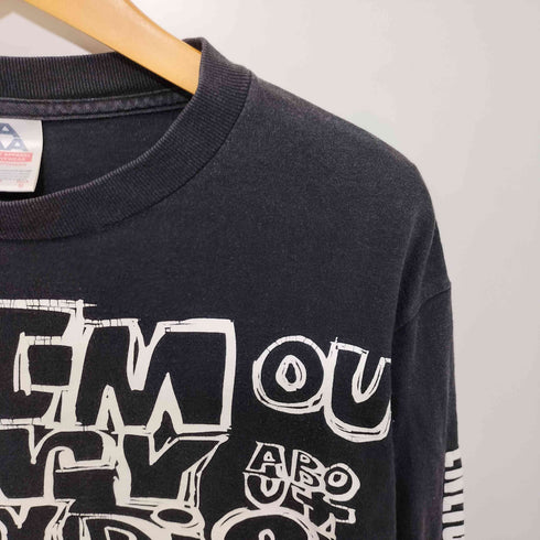 アルスタイルアパレルアクティブウェアー ALSTYLE APPAREL & ACTIVEWEAR 90-00S USA製 L/SクルーネックTシャツ メンズ import:M