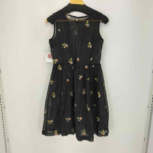 リリーブラウン Lily Brown 刺繍オーガンジーワンピース レディース JPN:1