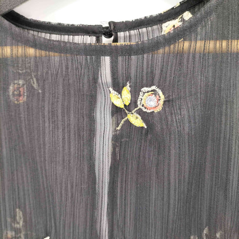 リリーブラウン Lily Brown 刺繍オーガンジーワンピース レディース JPN:1